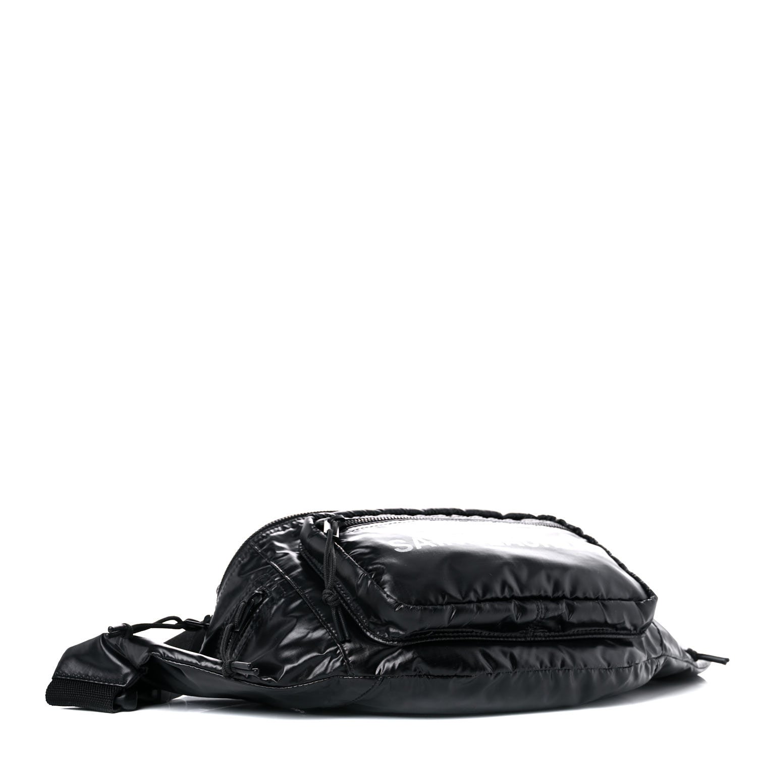 Saint Laurent Nylon Logo Ripstop Body Belt Bag Black 4 of 9