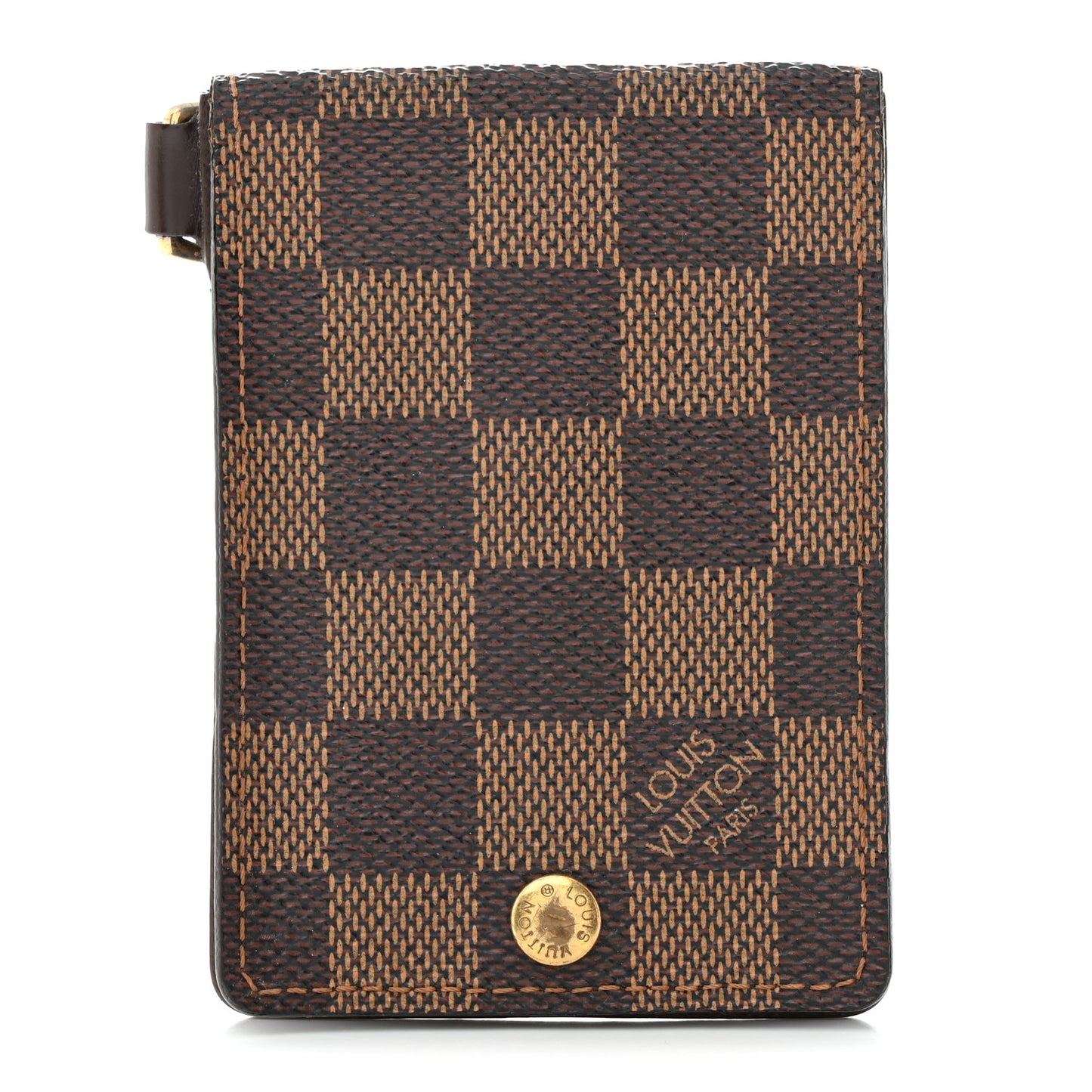 Damier Ebene Porte Carte ID Bandouliere