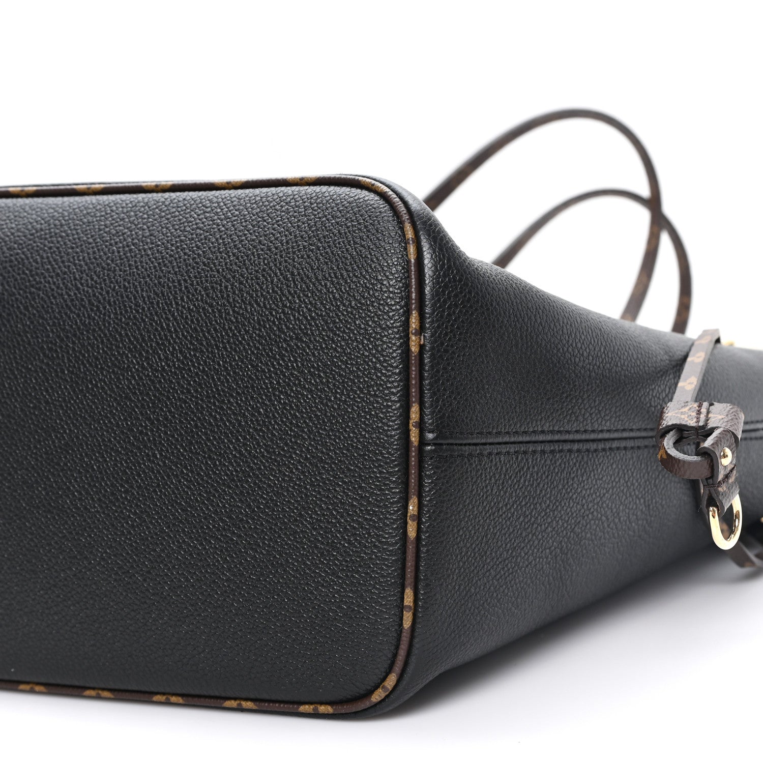 Louis Vuitton Calfskin Monogram Teddy Neverfull MM Black 10 of 11