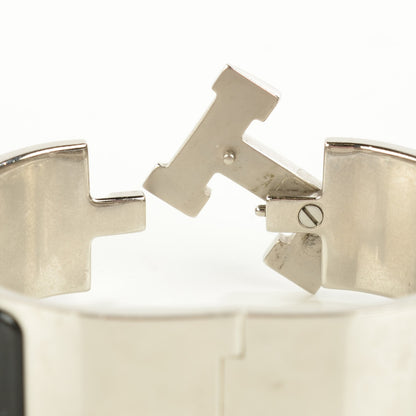Hermes Enamel Wide Clic Clac H Bracelet PM Black 6 of 7