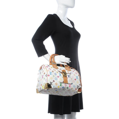 Louis Vuitton Monogram Multicolor Speedy 30 White 2 of 8