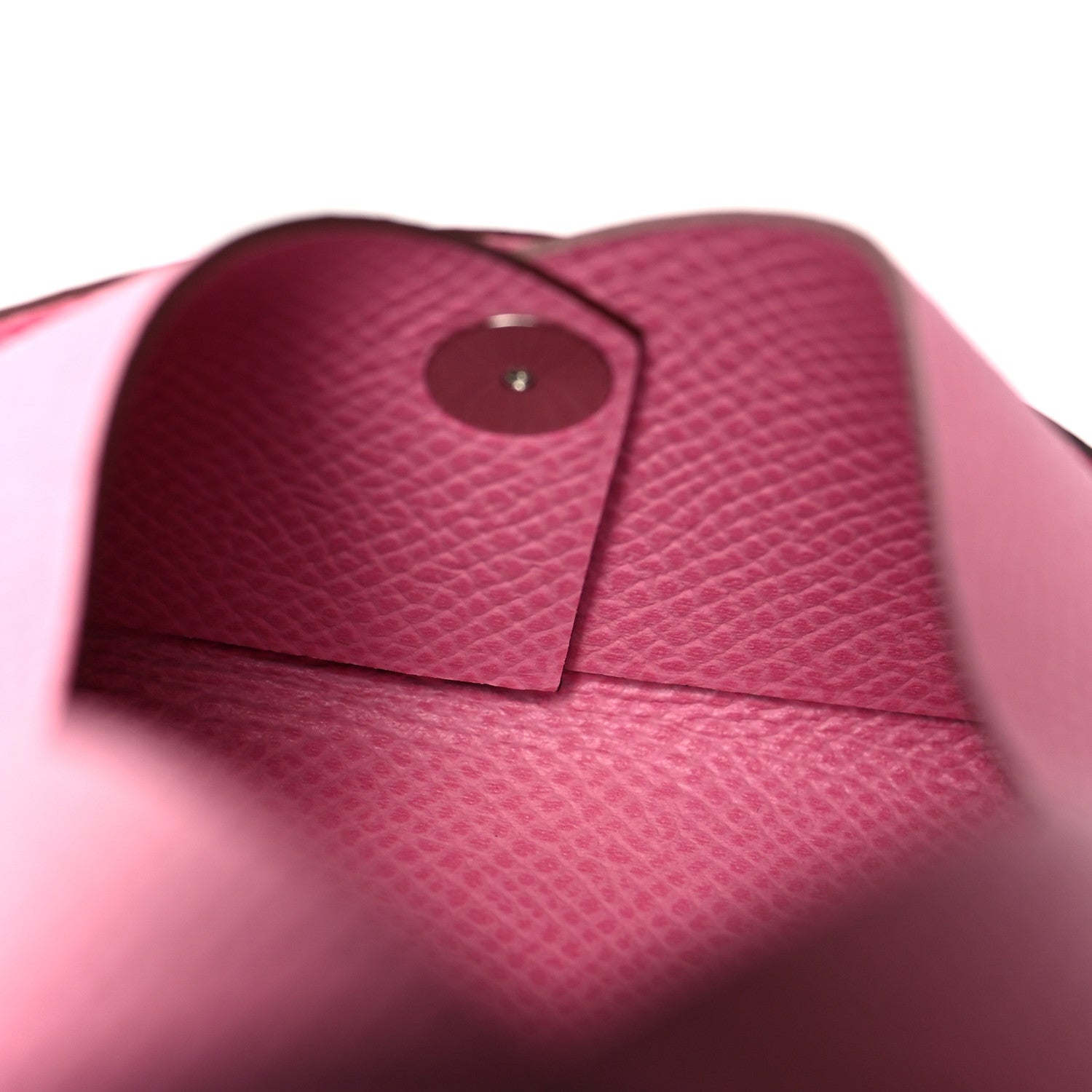 Hermes Epsom Calvi Card Case 5P Pink 7 of 10