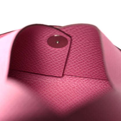 Hermes Epsom Calvi Card Case 5P Pink 7 of 10