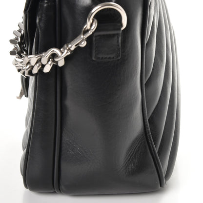 Saint Laurent Calfskin Y Quilted Monogram Loulou Shoulder Bag Black 9 of 10