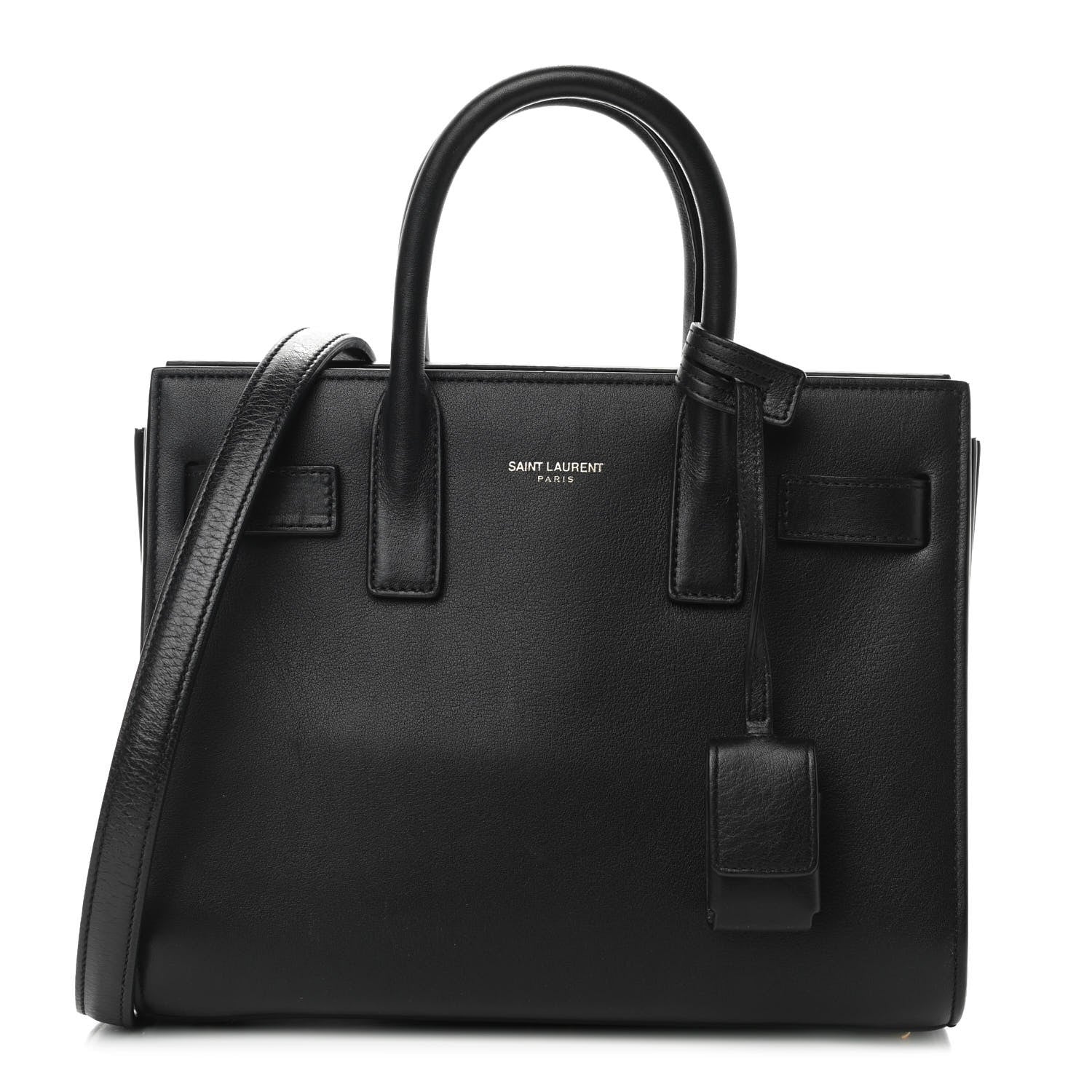 Saint Laurent Calfskin Nano Sac de Jour Black 1 of 9
