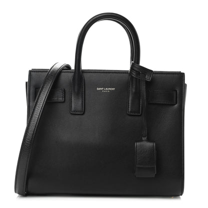 Saint Laurent Calfskin Nano Sac de Jour Black 1 of 9