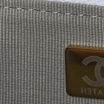 Chanel Shiny Calfskin Quilted Multicolor Top Handle Wallet On Chain WOC White 7 of 10