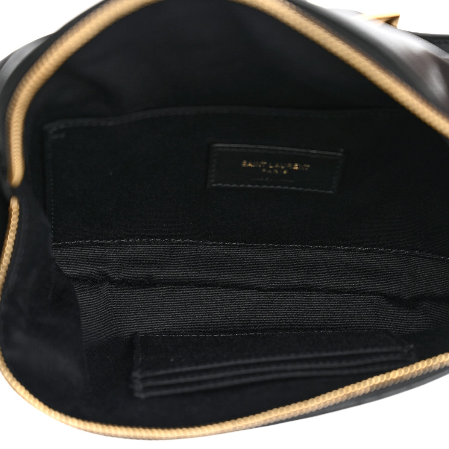 Saint Laurent Grain De Poudre Monogram Belt Bag Black 5 of 15