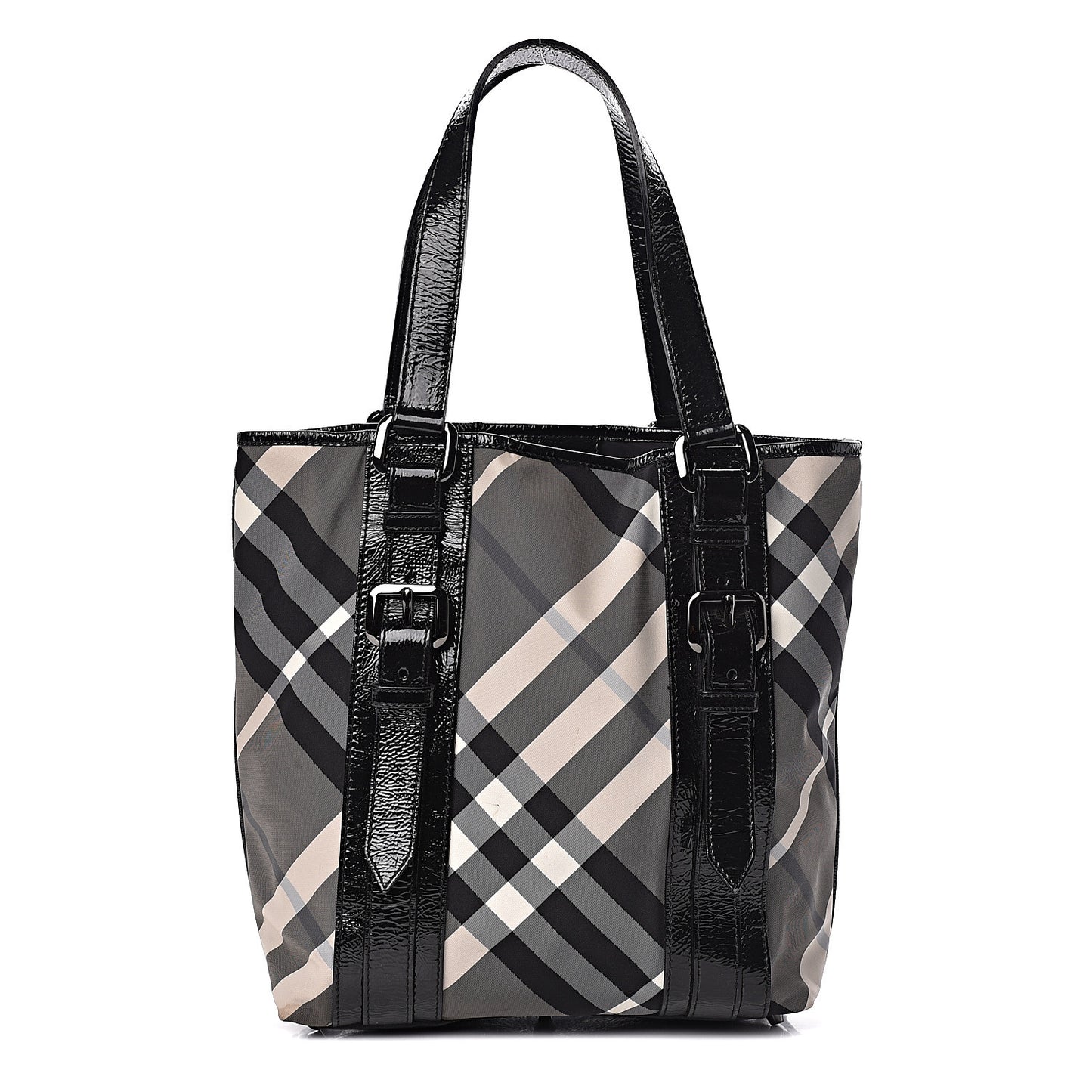 Nylon Beat Check Victoria Tote Black