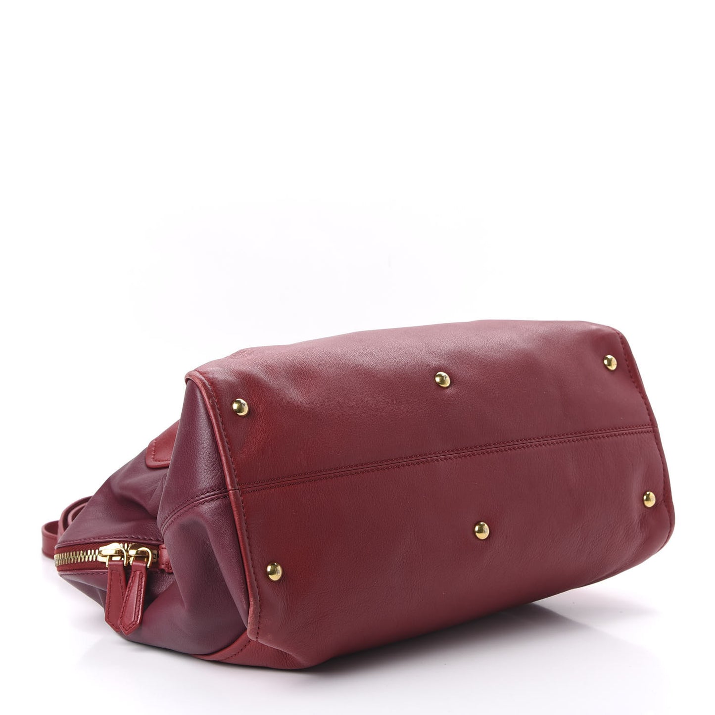 Vitello Capra Alabama Colorblock Large Chameleon Tote Ciliegia Bordeaux Ruby