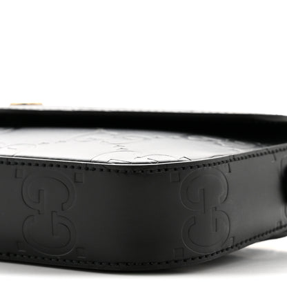 Gucci Gilbert Calfskin GG Super Mini Shoulder Bag Black 10 of 13