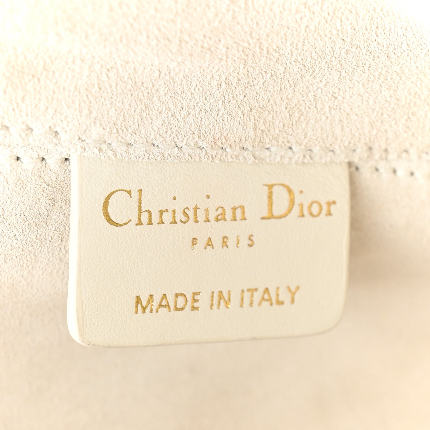 Christian Dior Calfskin Macrocannage Medium Toujours White White 8 of 14