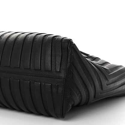 Balenciaga Grained Calfskin Embossed Large Car East West Tote Black 10 of 10