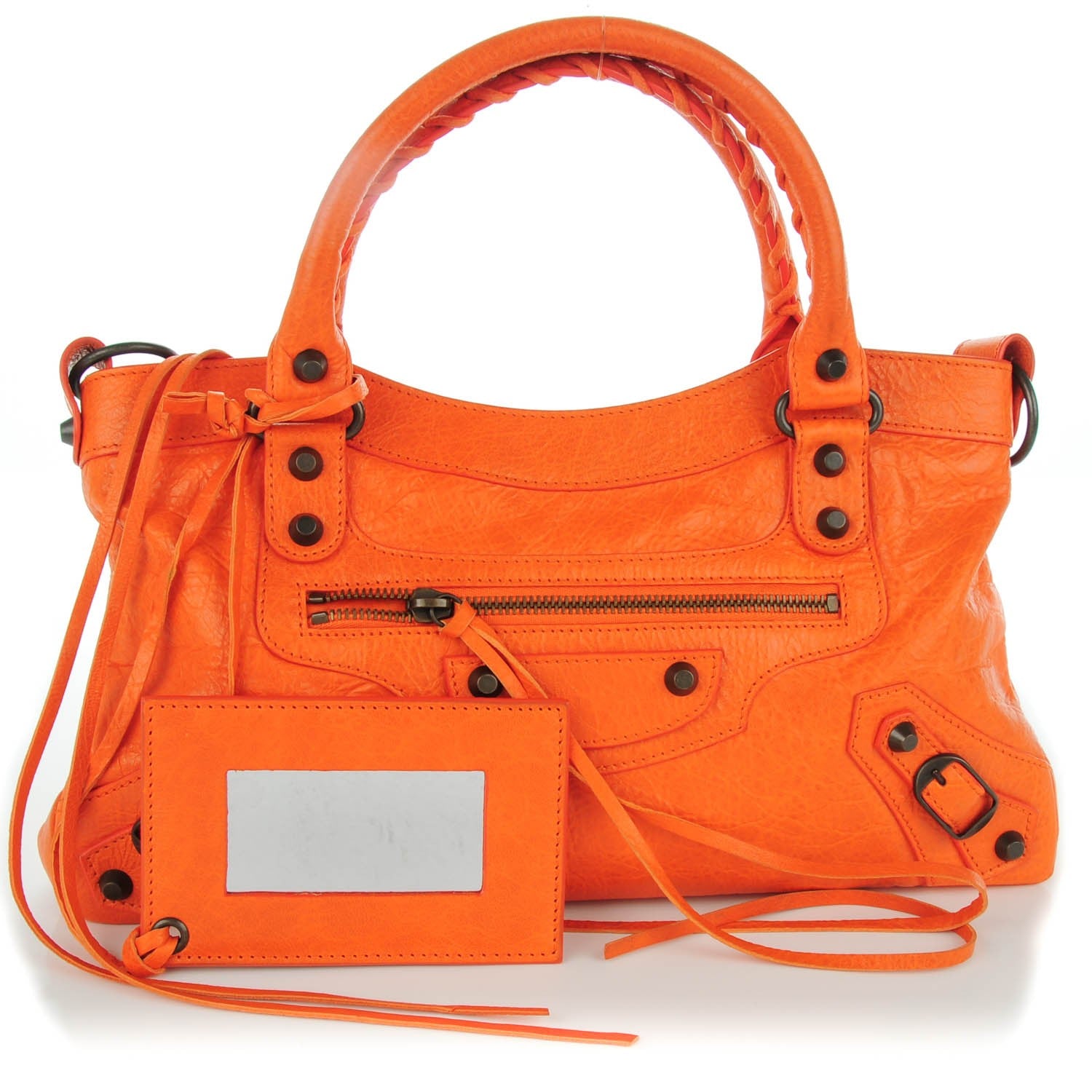 Balenciaga Agneau Classic Hardware First Tangerine 1 of 8