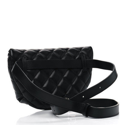 Chanel Calfskin Quilted Waist Belt Bag Black 2 of 4