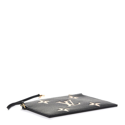 Louis Vuitton Empreinte Monogram Giant Neonoe MM Pochette Black Beige 4 of 9