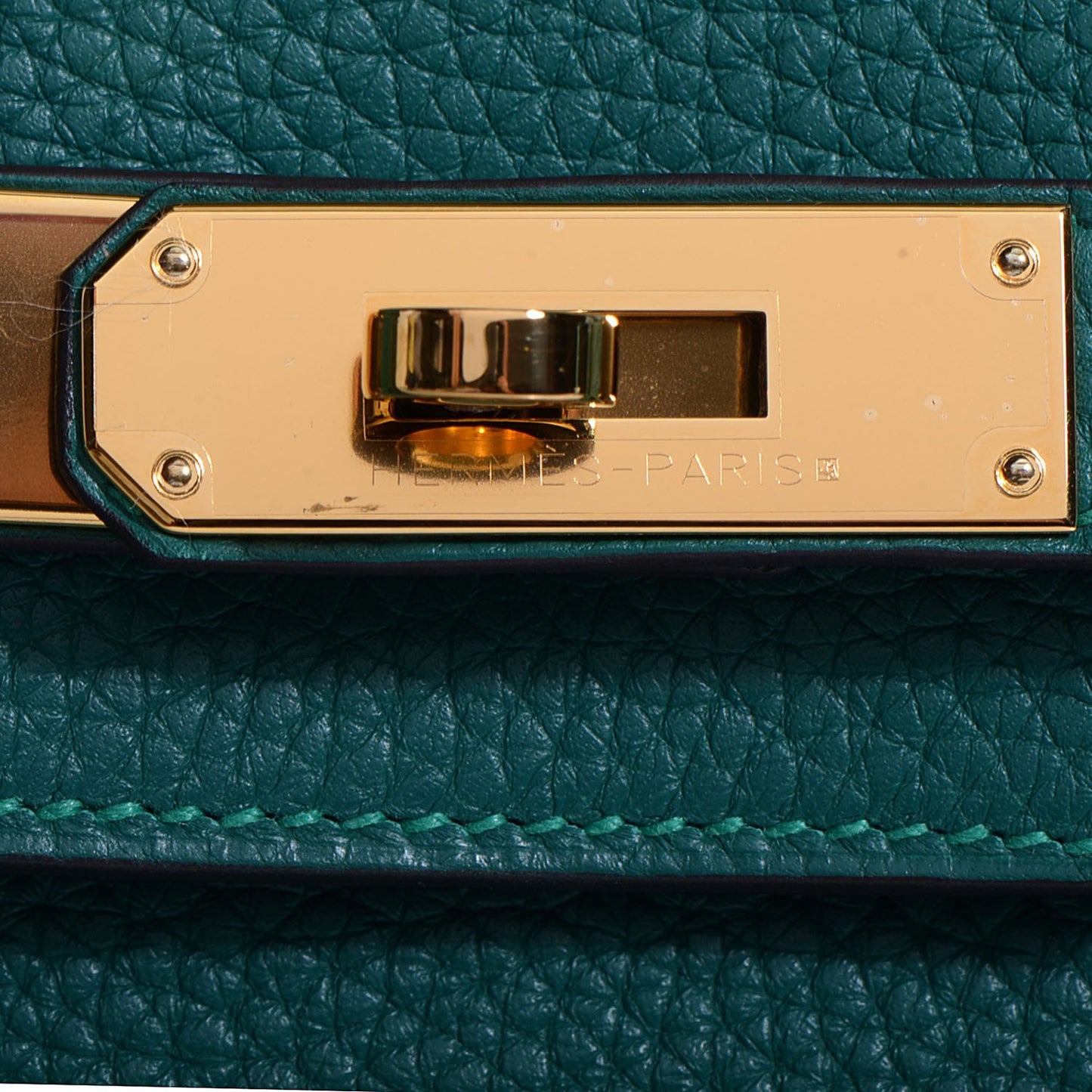 Taurillon Clemence Birkin 30 Malachite