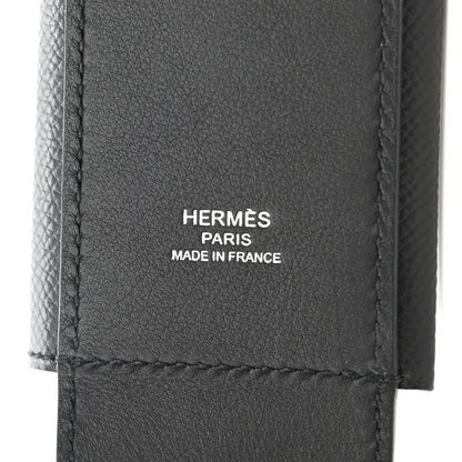 Hermes Swift Epsom Pocket Kelly Shoulder Strap Black 4 of 6