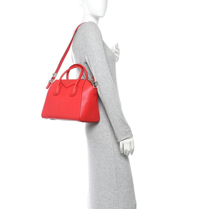 Givenchy Sugar Goatskin Small Antigona Red 2 of 10