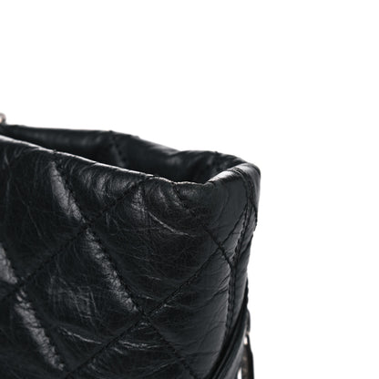 Chanel Aged Calfskin Quilted Large Cotton Club Tote Black 14 of 17