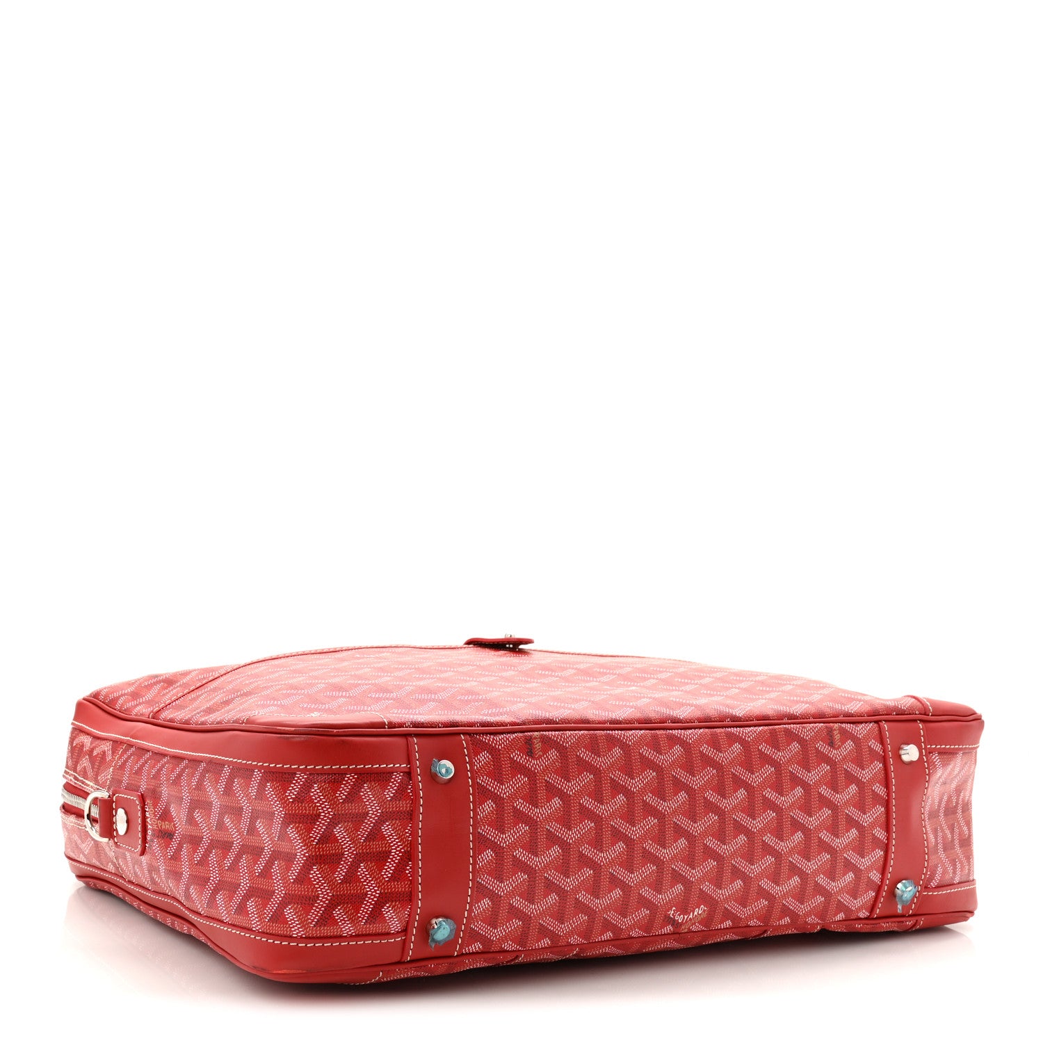 Goyard Goyardine Ambassade MM Briefcase Red 1811623 – FASHIONPHILE
