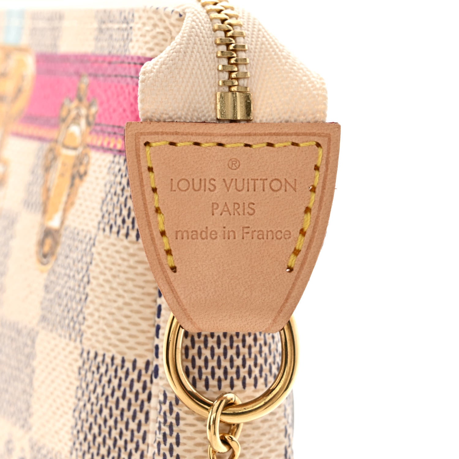 Louis Vuitton Damier Azur Summer Trunks Portofino Mini Pochette Accessories 6 of 7