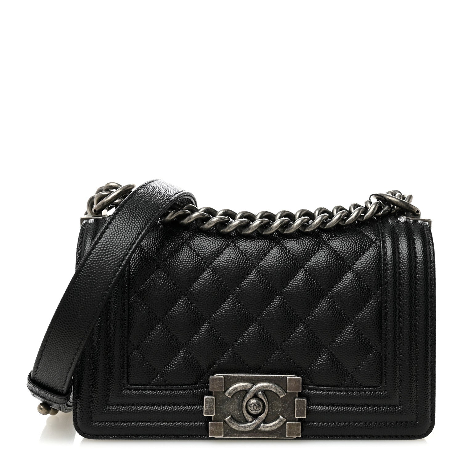 Chanel Caviar Quilted Small Boy Flap Black 1 of 10