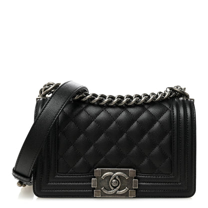 Chanel Caviar Quilted Small Boy Flap Black 1 of 10