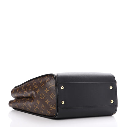 Louis Vuitton Calfskin Monogram Kimono Tote Black 4 of 9