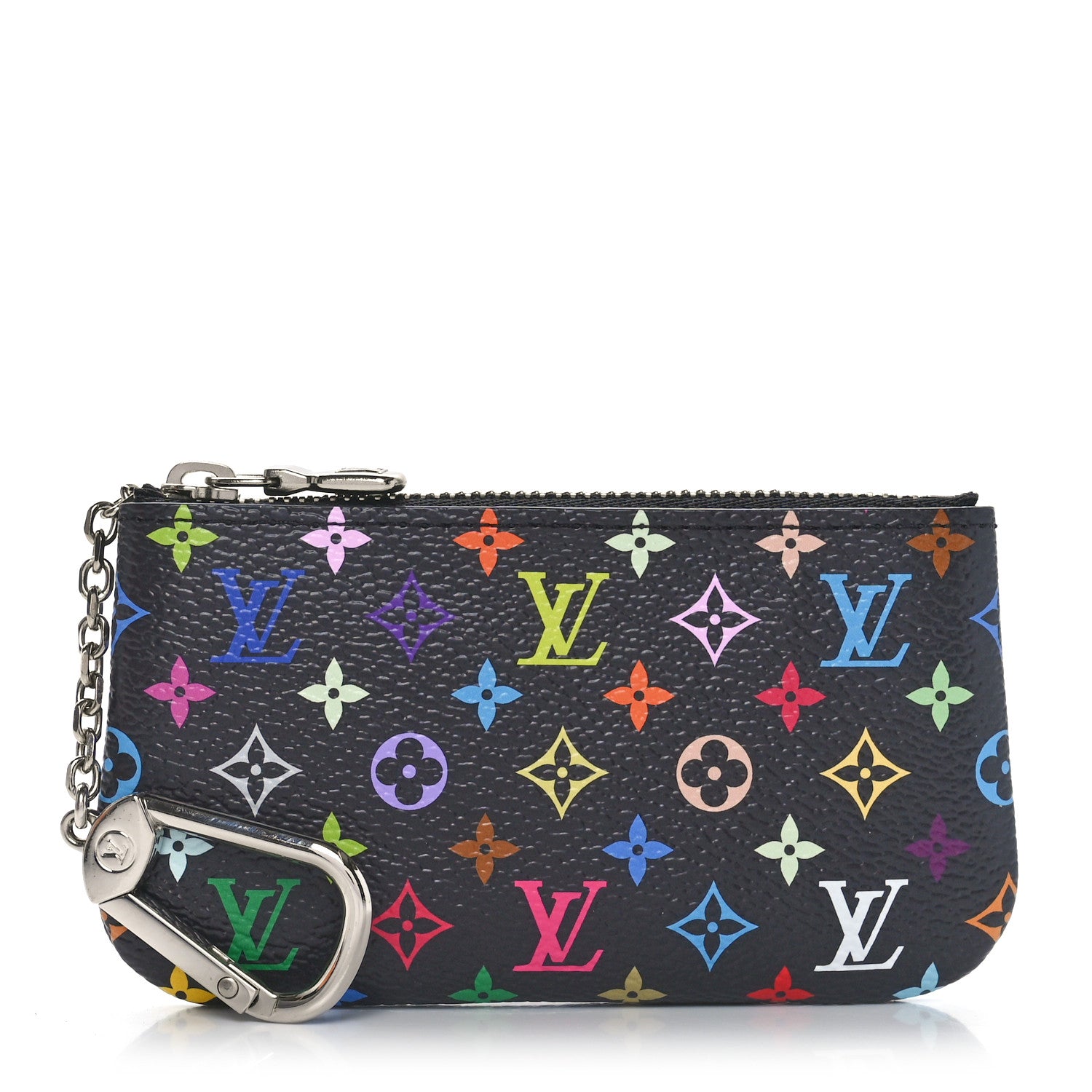 Louis Vuitton LV X TM Monogram Multicolor Key Pouch Black 1 of 7