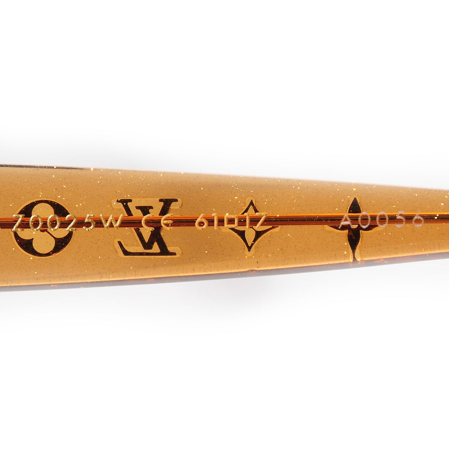 Acetate Obsession Carre Sunglasses Z0025W Glitter Honey