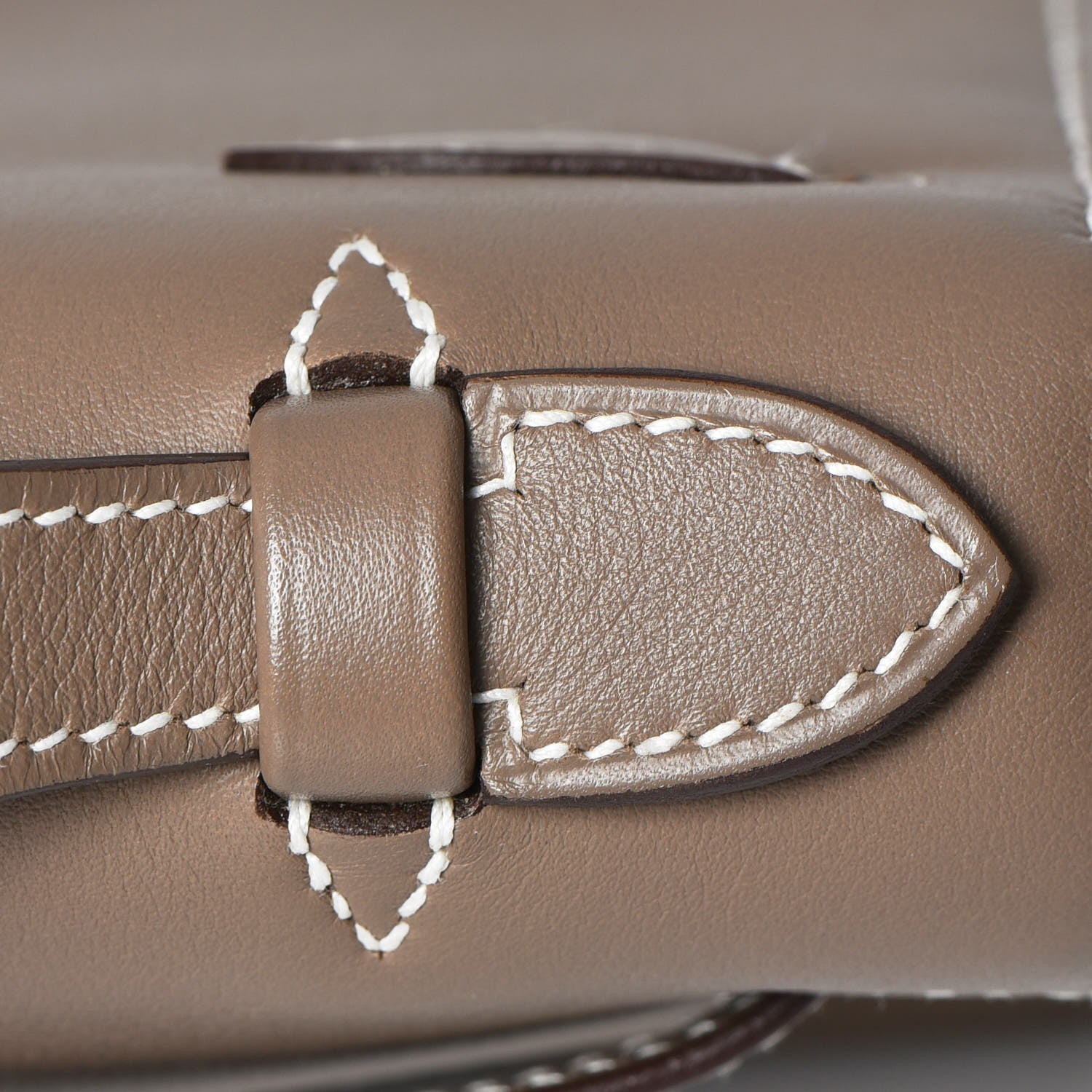 Hermes Swift Kelly Pochette Clutch Etoupe 15 of 20