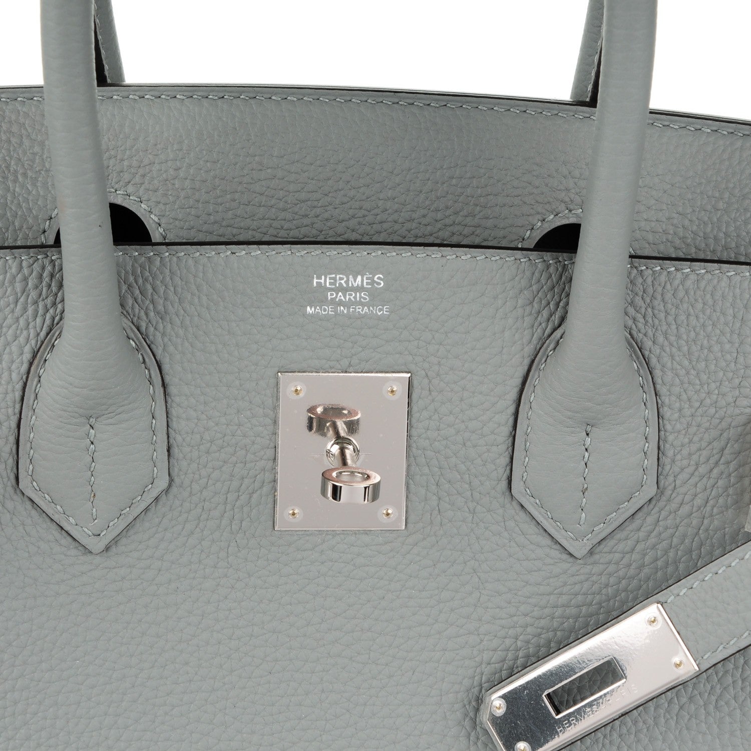 Hermes Togo Birkin 30 Gris Mouette 10 of 25