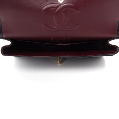Chanel Caviar Quilted Medium Double Flap Black 6 of 12