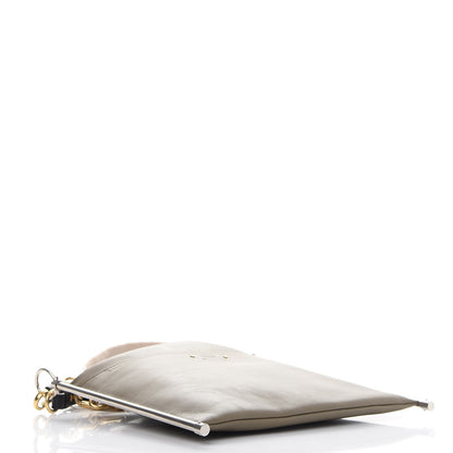 Chloe Smooth Calfskin Medium Roy Clutch Merino Grey 5 of 8