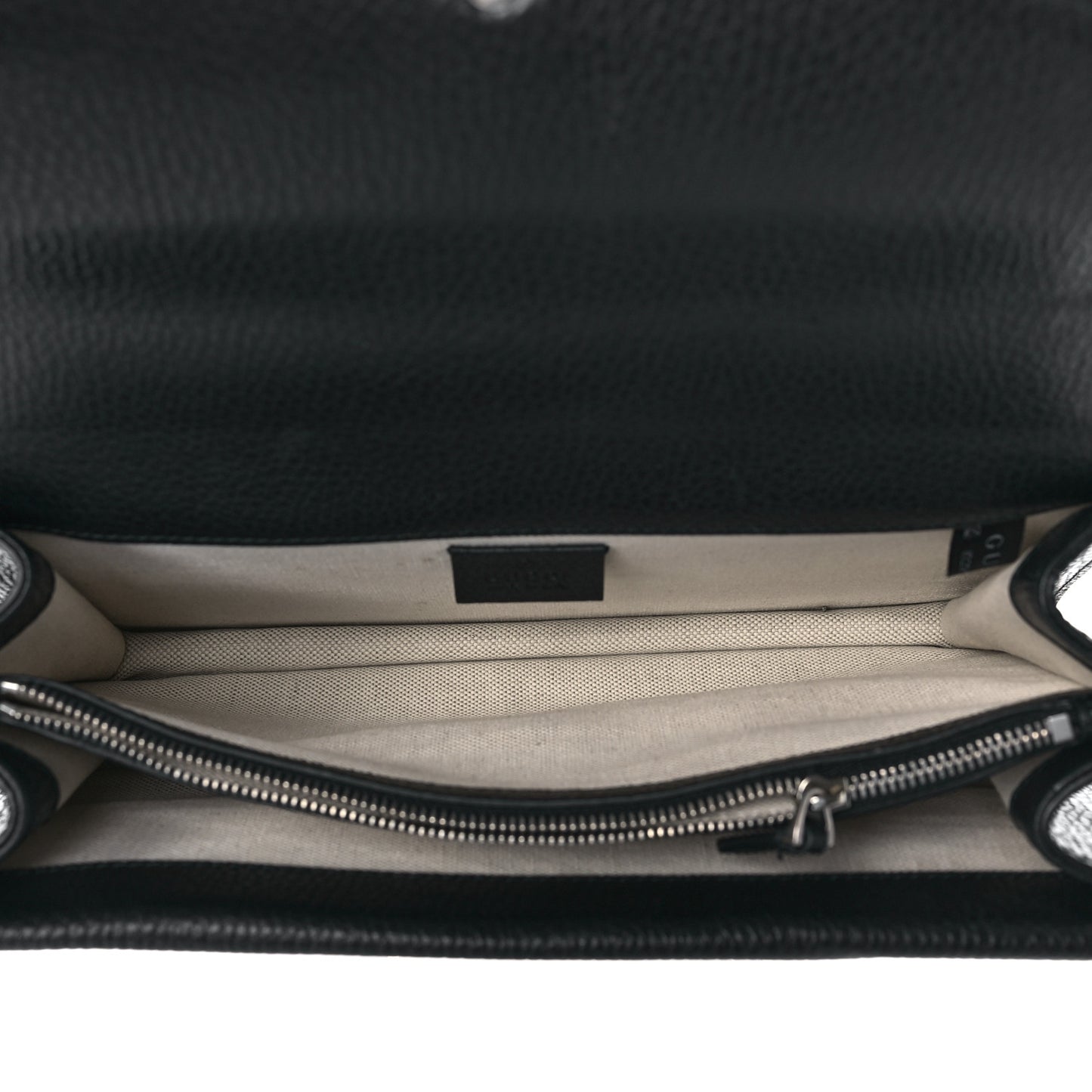 Pebbled Calfskin Small Dionysus Shoulder Bag Black