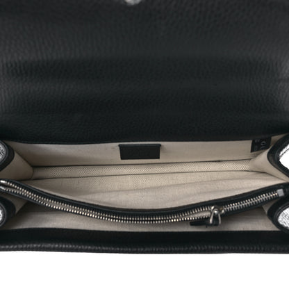 Gucci Pebbled Calfskin Small Dionysus Shoulder Bag Black 5 of 10