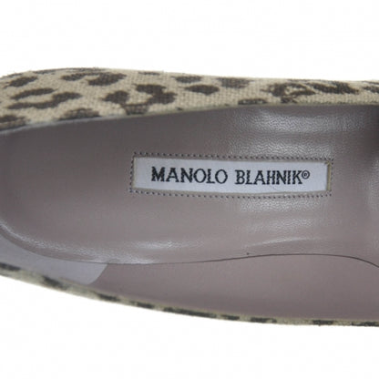 FASHIONPHILE MANOLOBLAHNIKToileLeopardPumps38.5 5 of 6