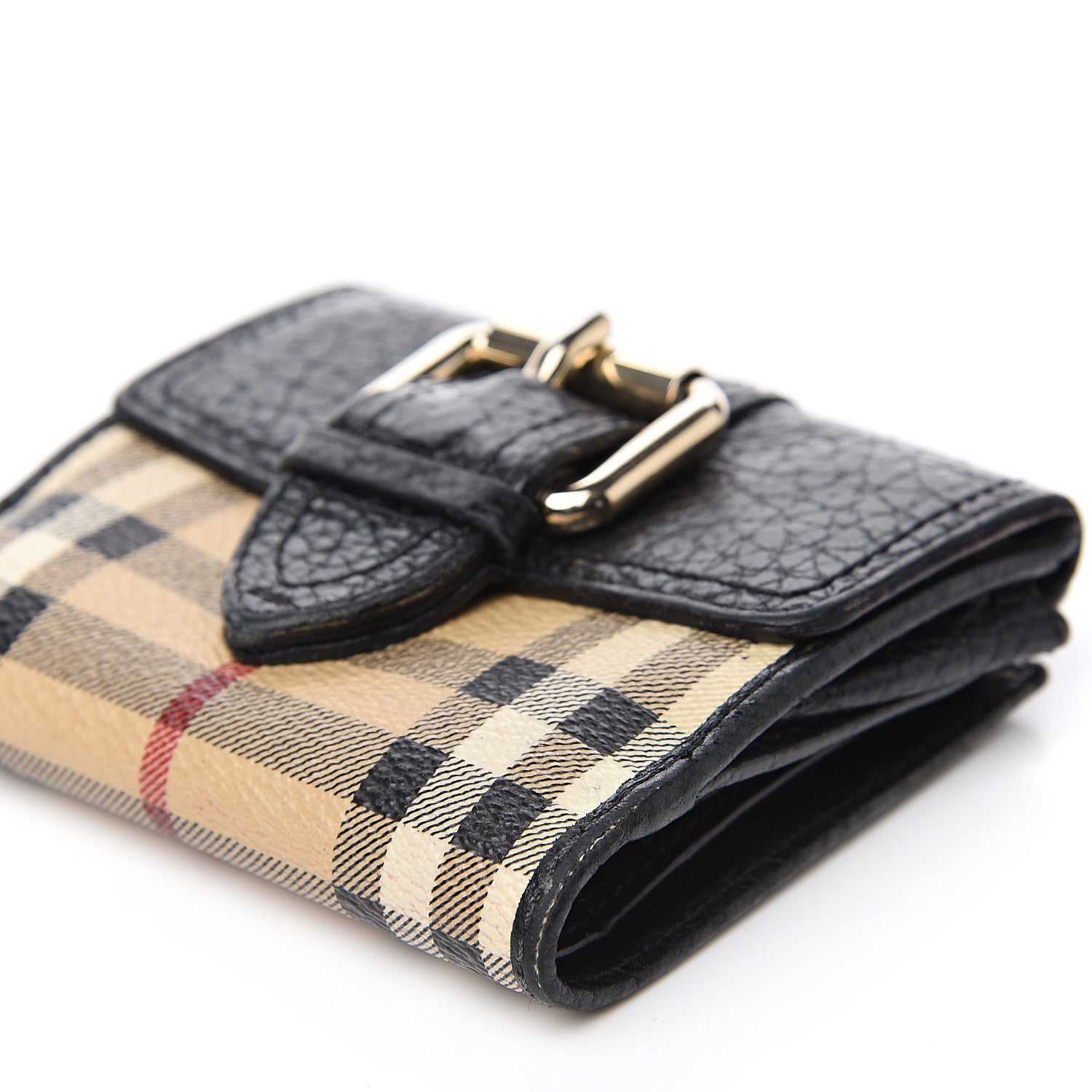 Burberry Horseferry Check Compact Wallet Black 9 of 9