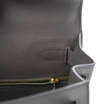 Hermes Epsom Kelly Sellier 28 Etain 13 of 41