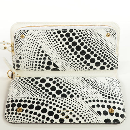 Louis Vuitton Monogram Kusama Waves Insolite Wallet White 6 of 8