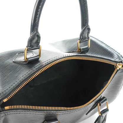 Louis Vuitton Epi Speedy 25 Black 5 of 8