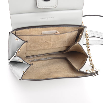 Chloe Suede Calfskin Mini Faye Bracelet Bag Airy Grey 5 of 9