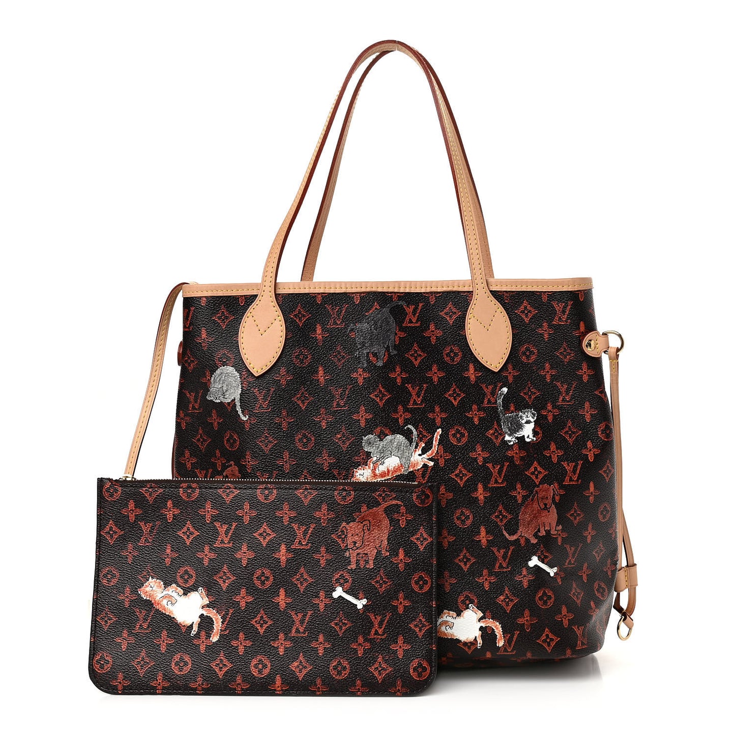 Catogram Neverfull MM Marron