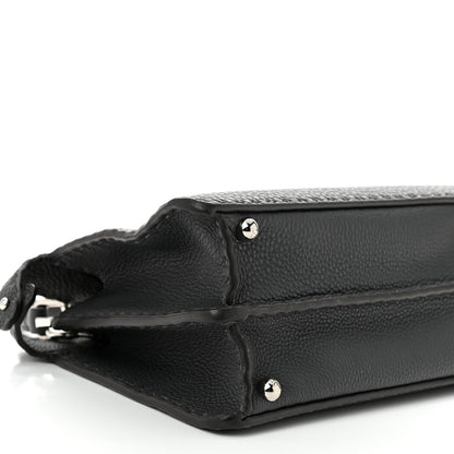 Fendi Cuoio Romano Selleria Chamois Small Peekaboo I SEE U Satchel Asfalto Camelia 9 of 10