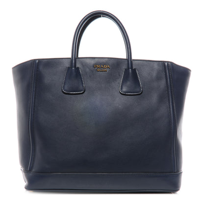 Prada City Calf Large Tote Baltico 1 of 8