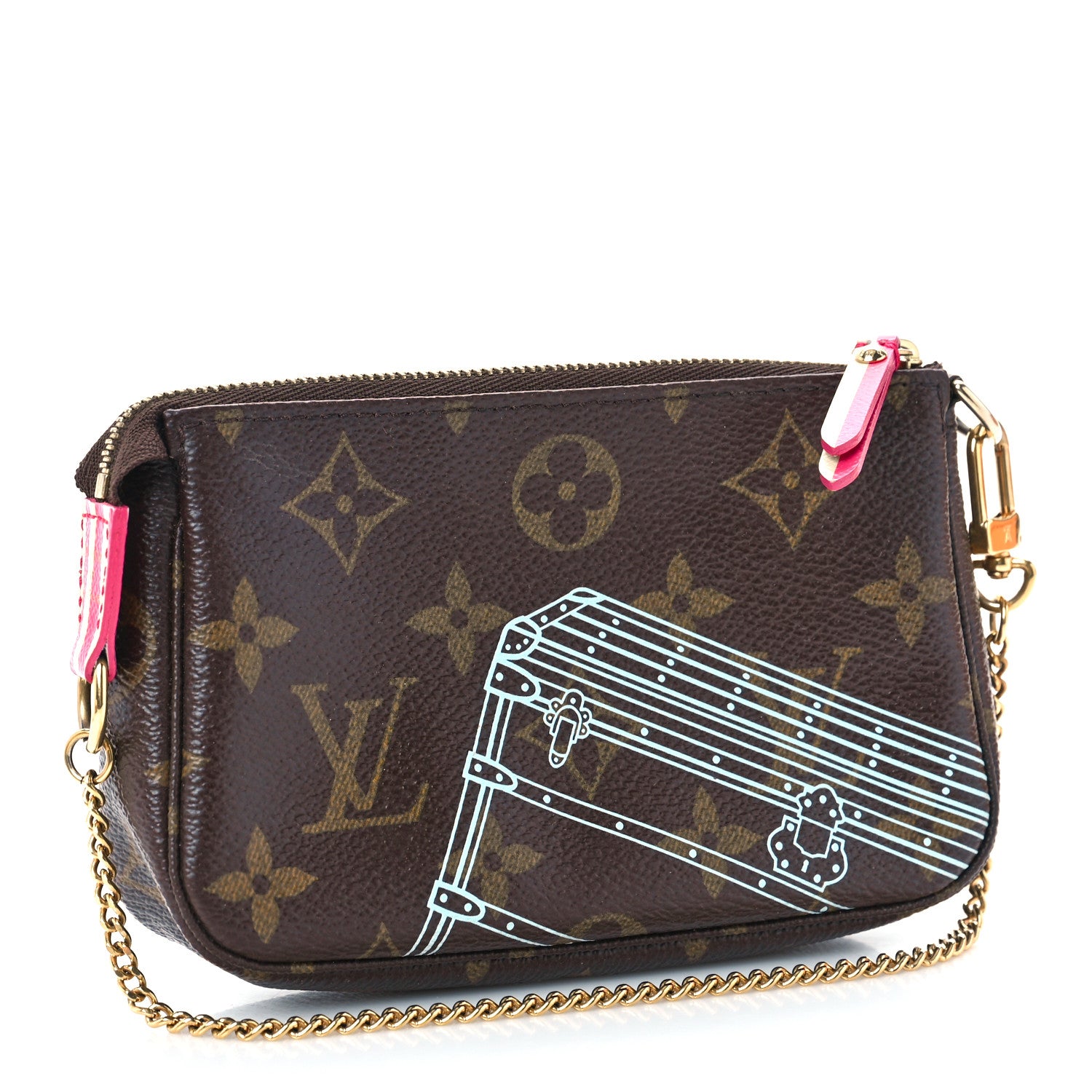 Louis Vuitton Monogram 2014 Christmas Animation Mini Pochette Accessories 3 of 10