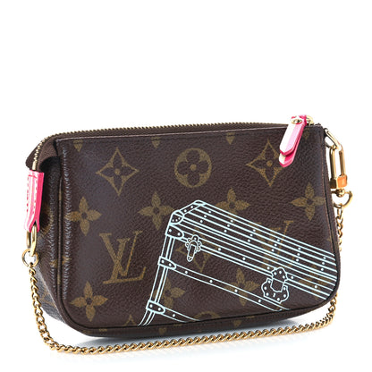 Louis Vuitton Monogram 2014 Christmas Animation Mini Pochette Accessories 3 of 10