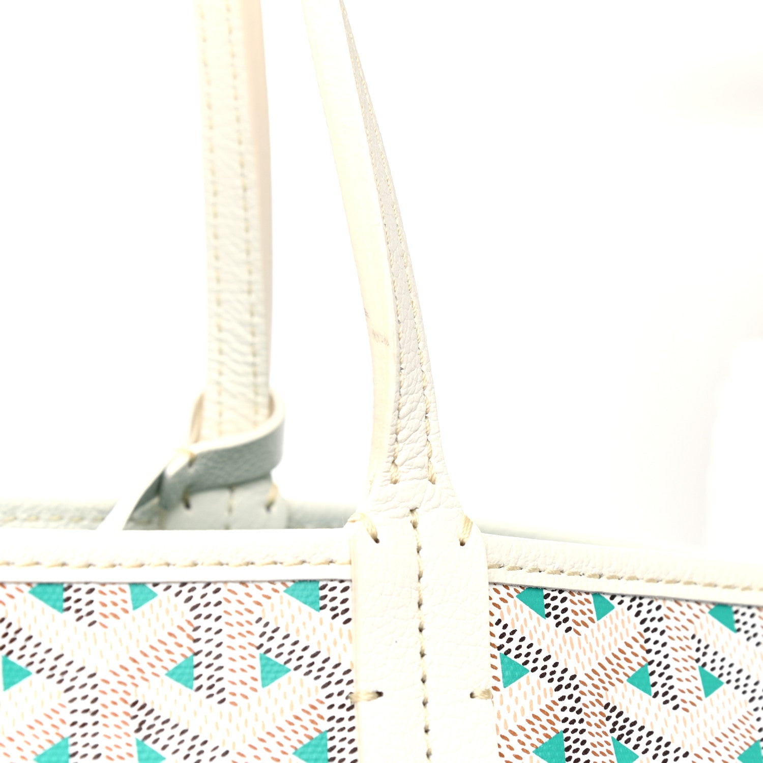 Goyard Goyardine Saint Louis Claire Voie GM White Opaline 10 of 10