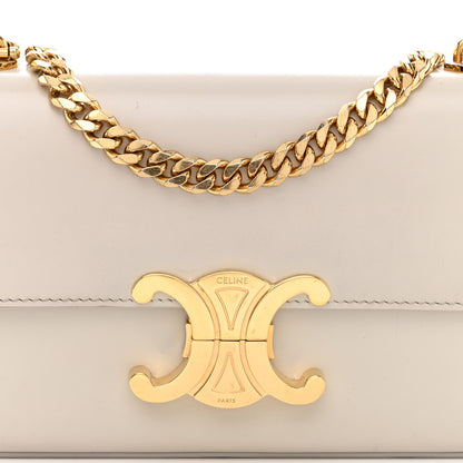 Celine Shiny Calfskin Triomphe Chain Shoulder Bag 8 of 12